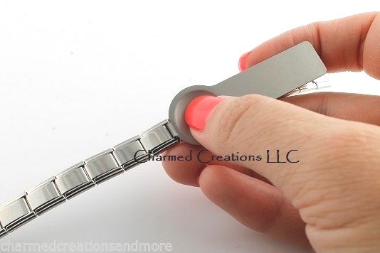 9mm Italian Charm Silver Heart Keychain