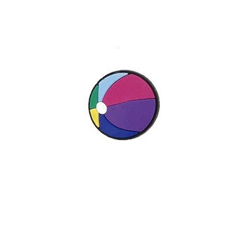 Beach Ball Shoe Charm