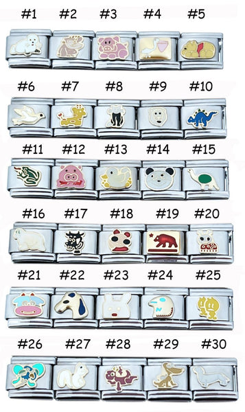 Wholesale Assorted Animals 9mm Italian Charms (Collection #1)