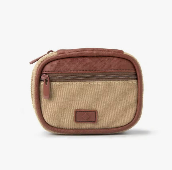 Men's Tan Wellness Keeper 7 Day Weekly Pill Box