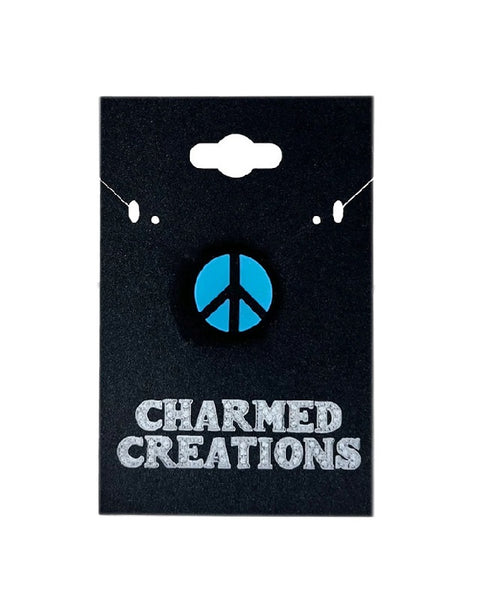 Peace Sign Shoe Charm
