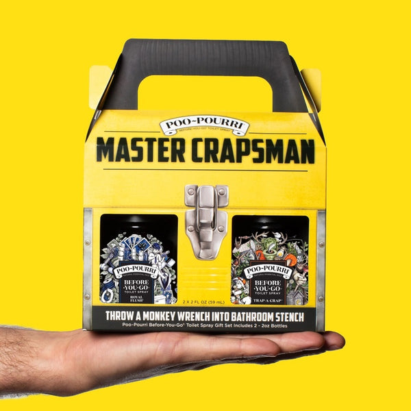Poo~Pourri Master Crapsman Gift Set 2 Pack Royal Flush & Trap A Crap