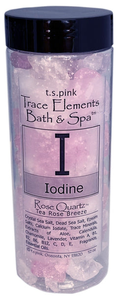Iodine Trace Elements Bath & Spa Sea Salt (Rose Quartz) By T.S. Pink