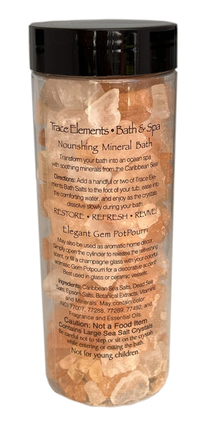 Iron Trace Elements Bath & Spa Sea Salt (Mango Citrus Coconut) By T.S. Pink
