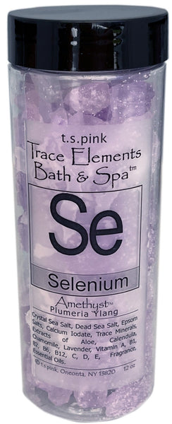 Selenium Trace Elements Bath & Spa Sea Salt (Amethyst Plumeria Ylang) By T.S. Pink