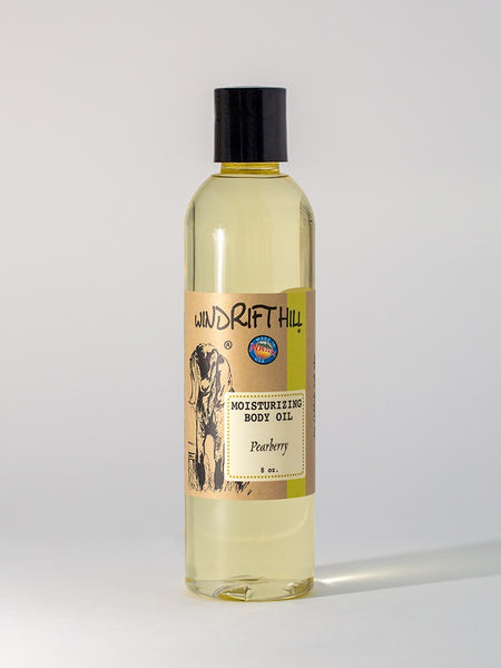 Windrift Hill moisturizing bath & body oil Pearberry scent 8oz