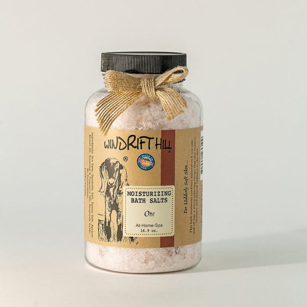 Windrift Hill moisturizing bath salts One scent 16.9oz
