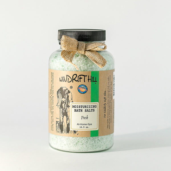 Windrift Hill moisturizing bath salts Fresh scent 16.9oz