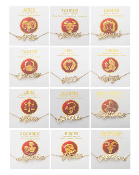 Zodiac Sign Necklace