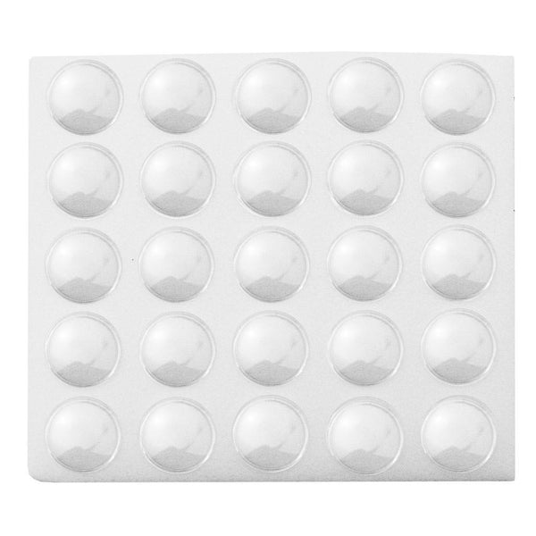White 25 Gem Jar Half Size Gemstone Display Tray Insert