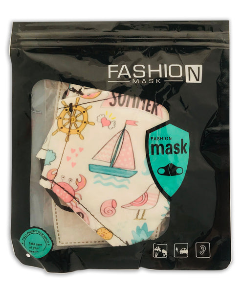  Sailing Away Tropical Face Mask + Free Filter