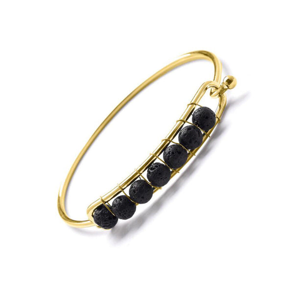 Essential Oil Diffuser Bracelet With Lava Beads