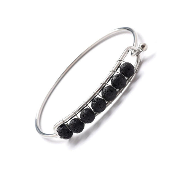 Essential Oil Diffuser Bracelet With Lava Beads