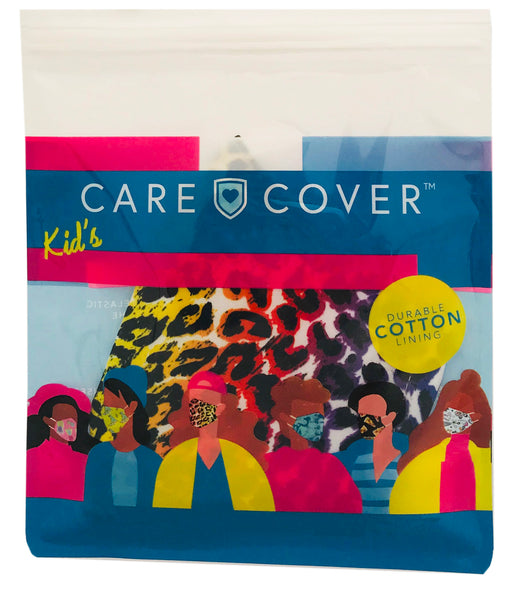 Rainbow Leopard Kids Care Cover Face Mask