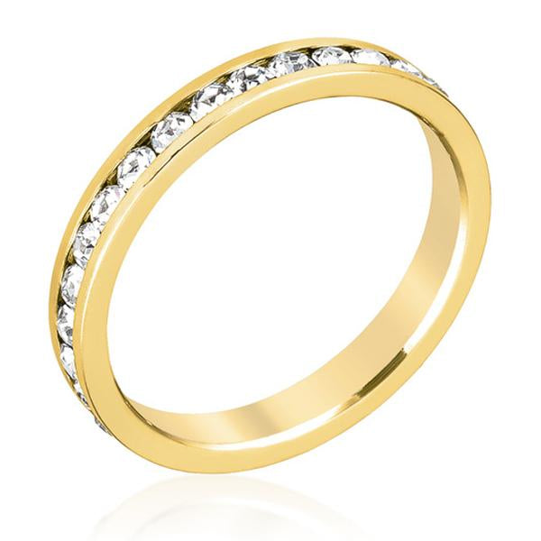 April Stackable Eternity Ring In Gold