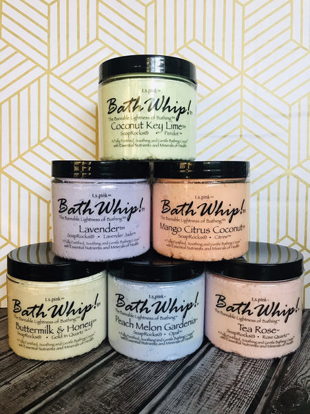 T.S Pink Foaming Mineral Soap Bath Whip 10 Scents Available