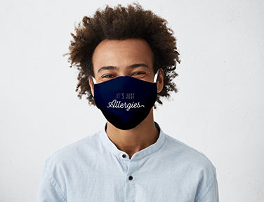 It's Just Allergies Adult Care Cover Face Mask