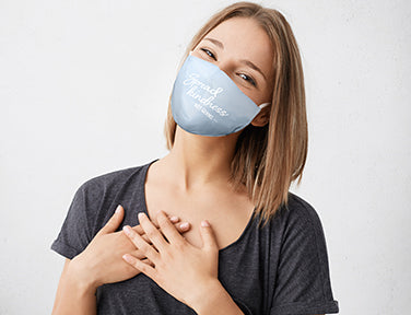 Spread Kindness Not Germs Adult Care Cover Face Mask