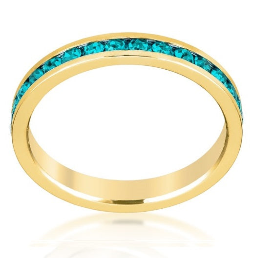 December Stackable Eternity Ring In Gold