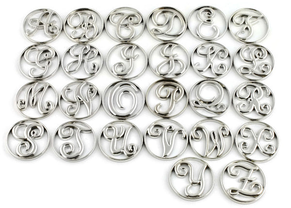 Initial Window Plates For Floating Charm Lockets
