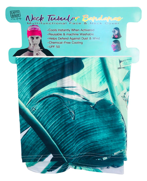 Earth And Surf Neck Gaiter Multi Function Cooling Face And Neck Cover Bandana