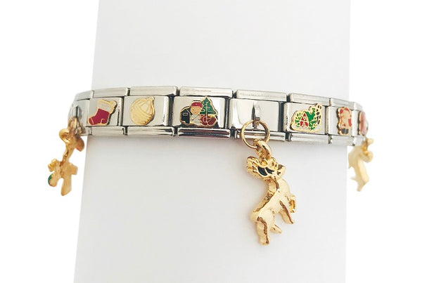 Christmas 9mm Italian Charm Bracelet