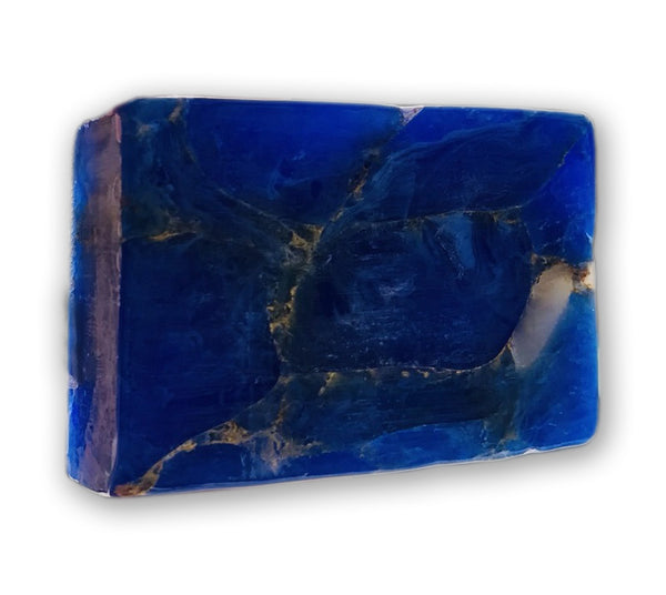 Lapis Lazuli SoapRock quarry bar blue gemstone-inspired natural soap
