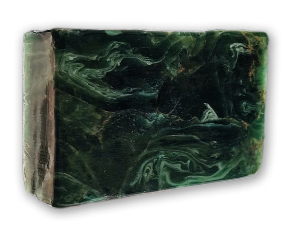 Malechite Green SoapRock quarry bar gemstone-inspired natural soap
