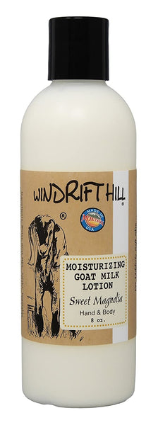 Windrift Hill moisturizing goat milk lotion Sweet Magnolia scent 8oz