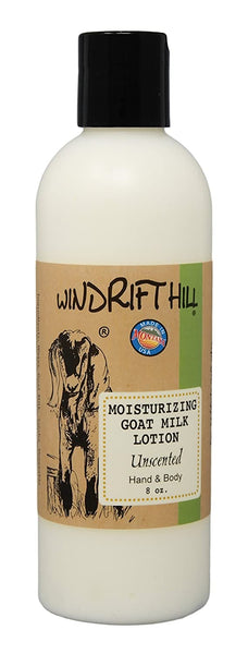 Windrift Hill moisturizing goat milk lotion Unscented scent 8oz