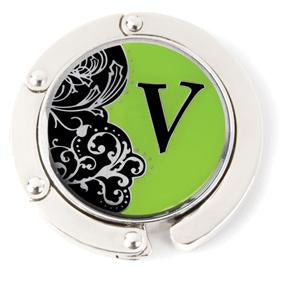 LETTER V MONOGRAM HANG 'EM HIGH® PURSE HANGERS