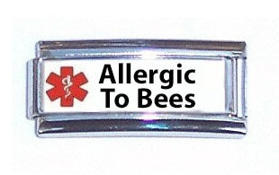 Allergic To Bees Super Link 9mm Italian charm