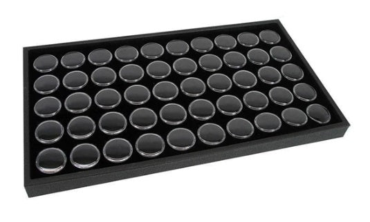 Black Full Size Gemstone Display Tray
