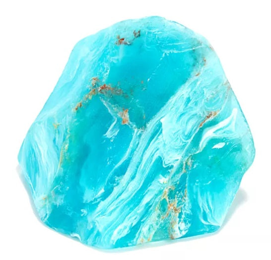 Blue Agate SoapRock Glycerine Gemstone Soap