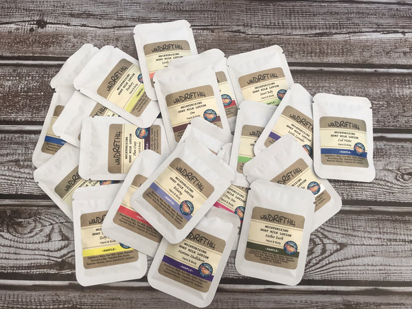 Windrift Hill Lotions Samples 22 Scents Available