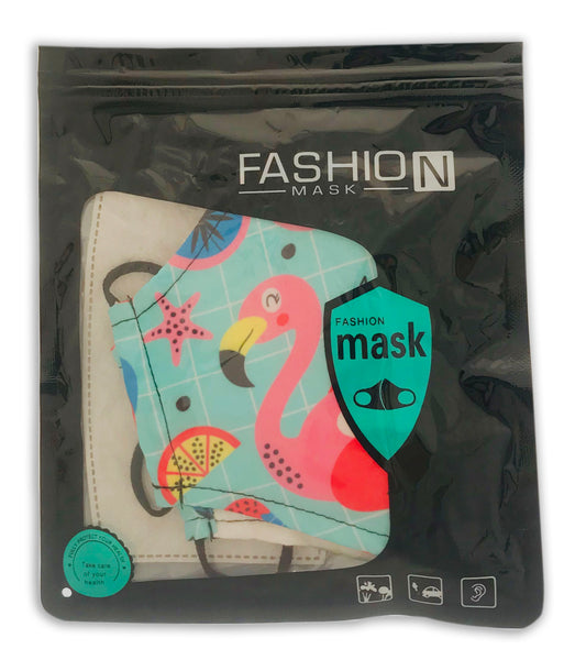 Flamingo Face Mask + Free Filter