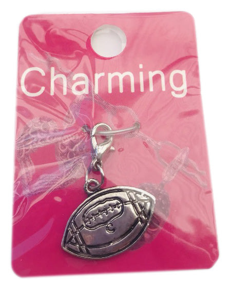 Football Clip On Charm