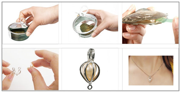 Love Pearl™ Dolphin Cage Necklace DIY Oyster Opening Kit