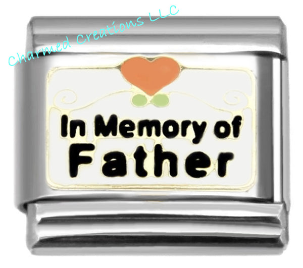 In Memory Of My Father 9mm Italian charm