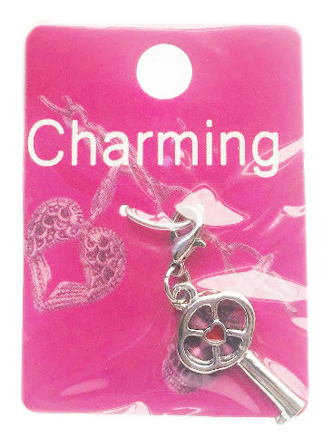 Skeleton Key Clip On Charm
