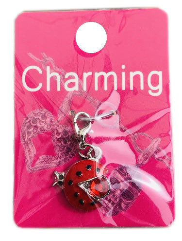Red Ladybug Clip On Charm