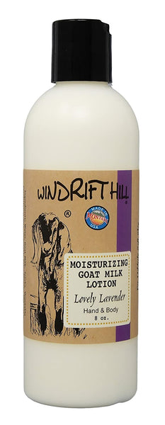 Windrift Hill moisturizing goat milk lotion Lovely Lavender scent 8oz