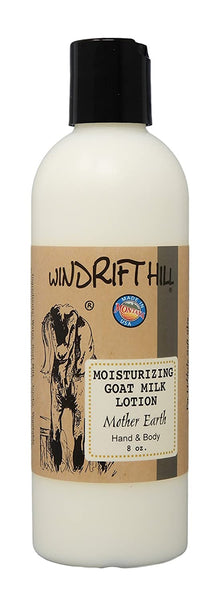 Windrift Hill moisturizing goat milk lotion Mother Earth scent 8oz