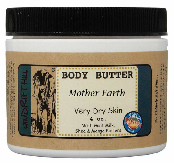 Windrift Hill goat milk body butter Mother Earth scent 4oz