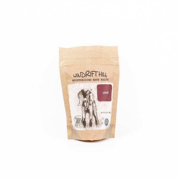 Windrift Hill moisturizing bath salts "One" scent 5oz