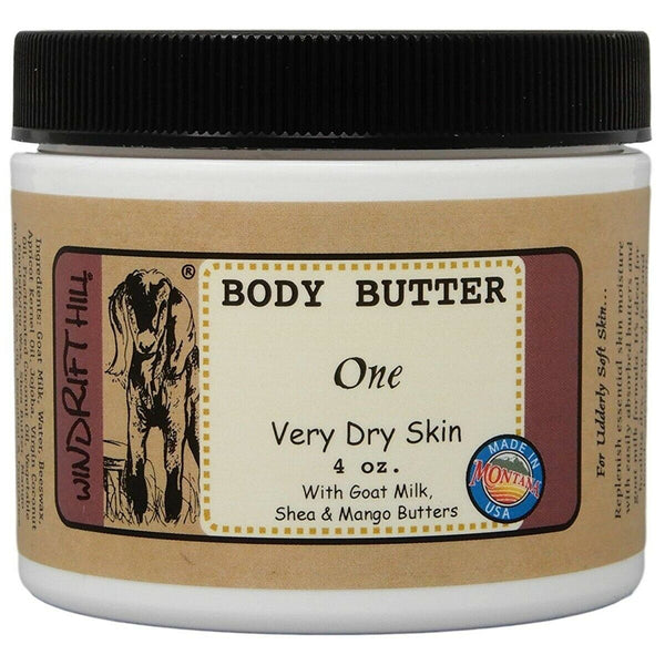 Windrift Hill goat milk body butter "One" scent 4oz