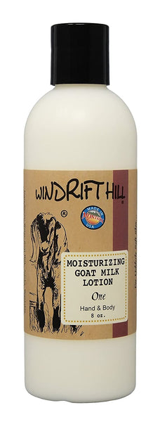 Windrift Hill moisturizing goat milk lotion "One" scent 8oz