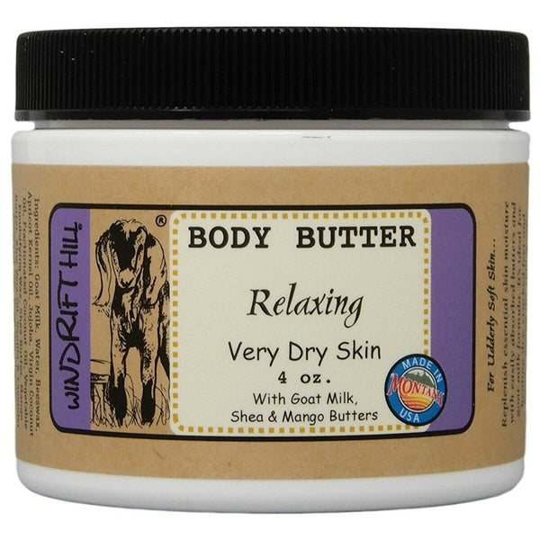 Windrift Hill goat milk body butter Relaxing scent 4oz