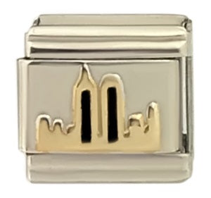New York Skyline 9mm Italian Charm