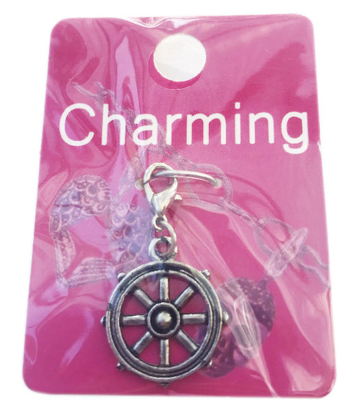 Ships Helm Clip On Charm
